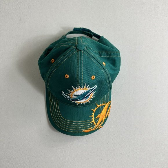 NFL Team Apparel Miami Dolphins Adjustable Cap- One Size Fits Most‎ Active - Picture 2 of 5